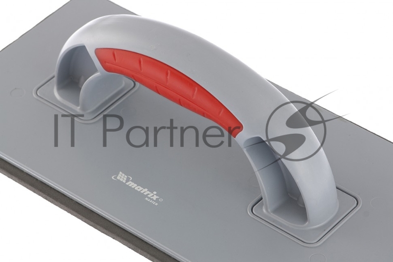 Терка пластмассовая, резиновое покрытие 4 мм, 270x130 мм, двухкомпонентная ручка// Matrix