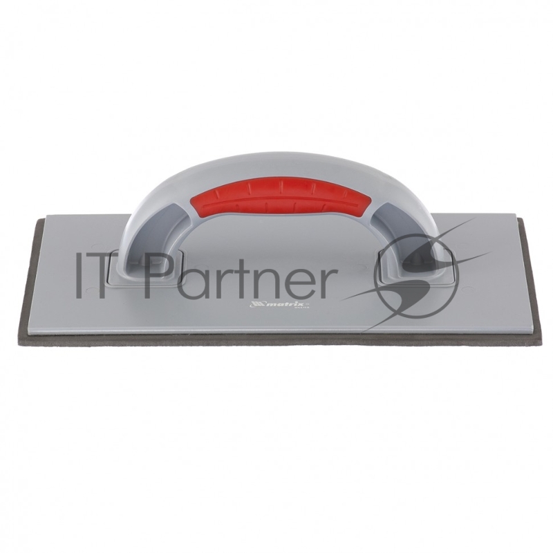 Терка пластмассовая, резиновое покрытие 4 мм, 270x130 мм, двухкомпонентная ручка// Matrix