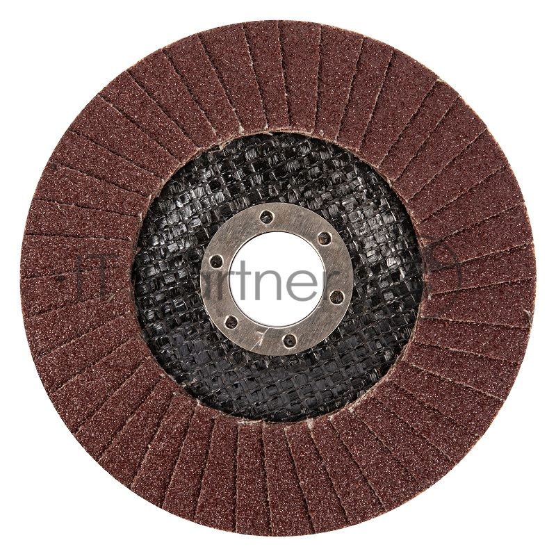 Круг лепестковый торцевой, конический, Р 80, 125 х 22,2 мм// Сибртех