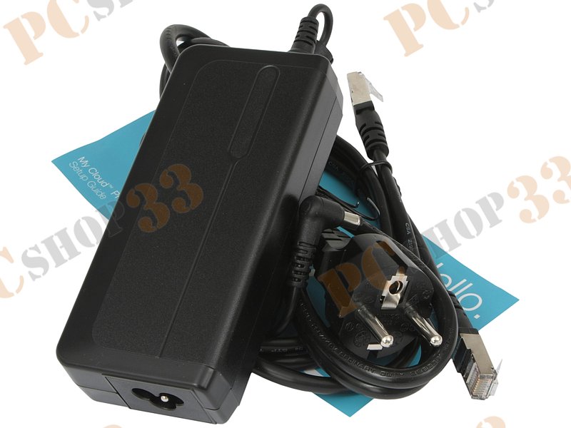 Сетевое хранилище данных (NAS) Western Digital My Cloud Pro PR4100 WDBKWB0080KBK-EEUE для 4x3.5 SATA HDD (LAN), черный, установлено 4x2ТБ HDD