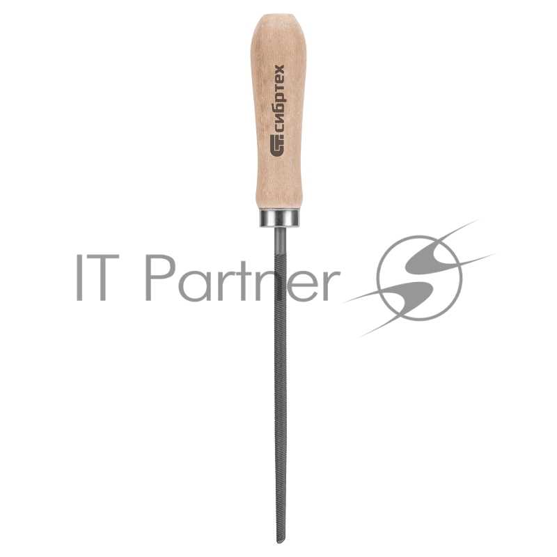 Напильник, 150 мм, круглый, деревянная ручка// Сибртех