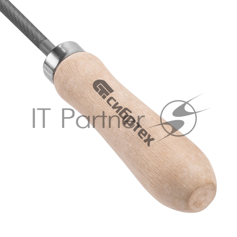 Напильник, 150 мм, круглый, деревянная ручка// Сибртех