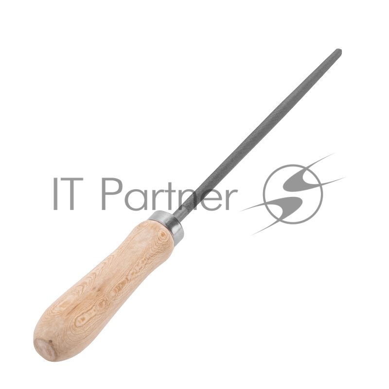 Напильник, 150 мм, круглый, деревянная ручка// Сибртех