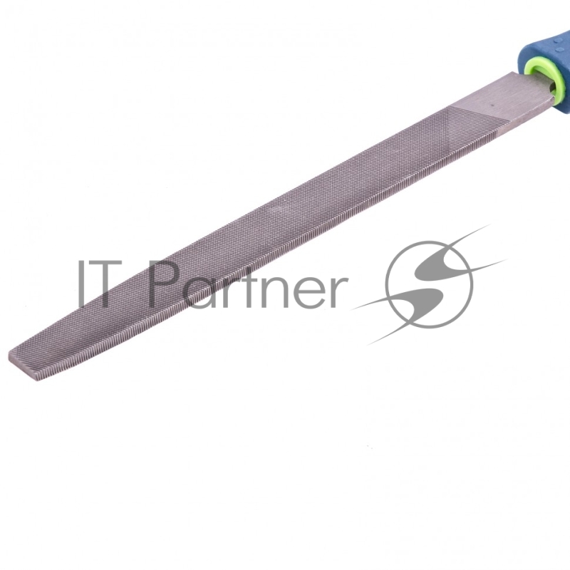 Напильник, 200 мм, плоский, двухкомпонентная рукоятка, №2// Сибртех