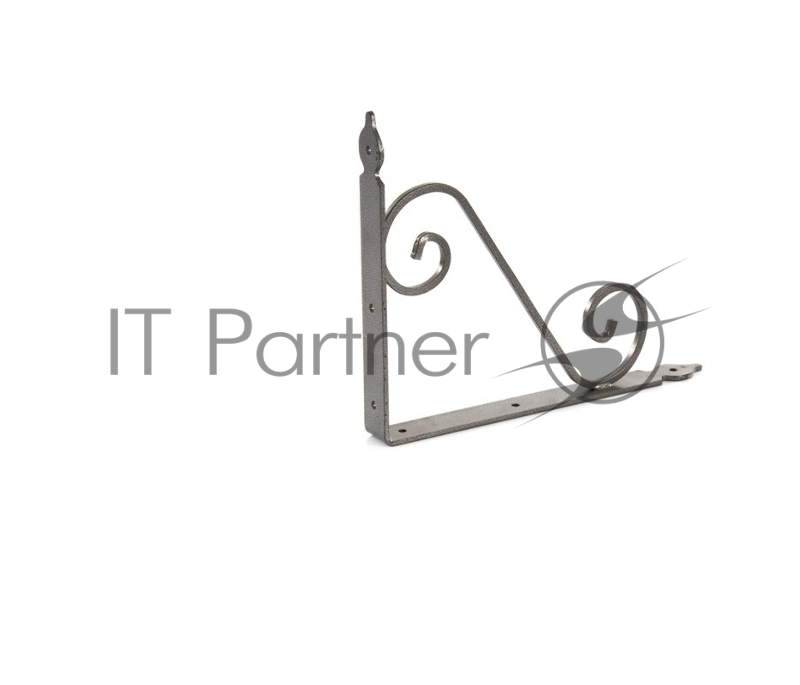 Кронштейн декоративный 240 х 290 х 30 х 3,5 мм, темно-серый// Сибртех