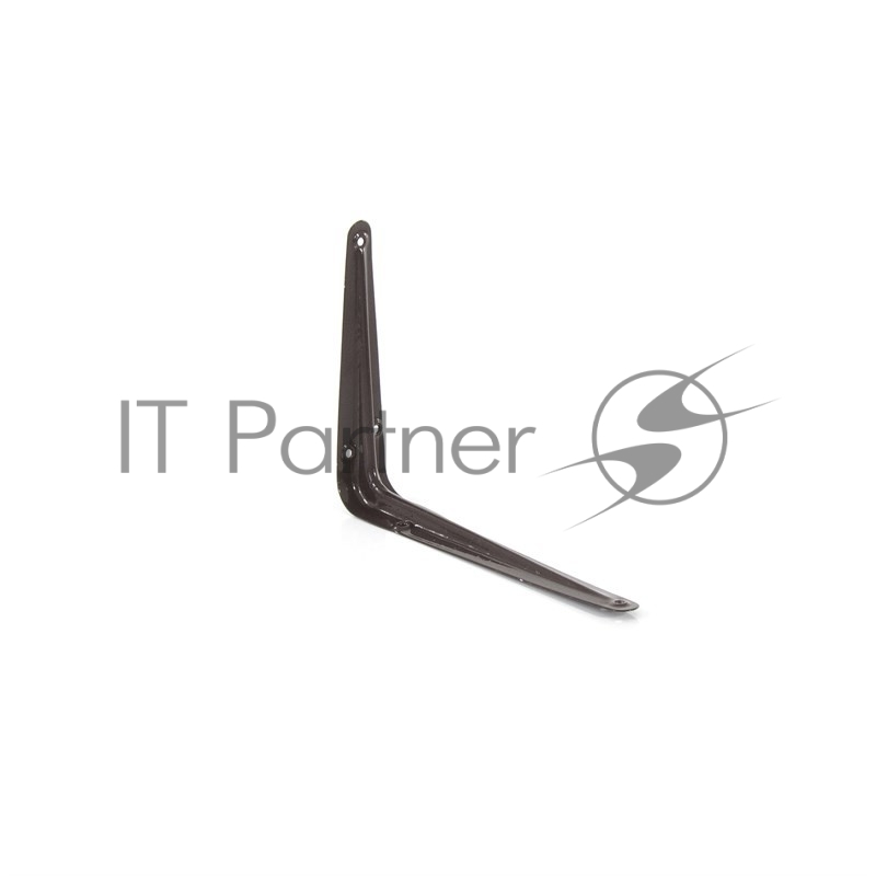 Кронштейн угловой с ребром 150 х 200 мм, коричневый// Сибртех