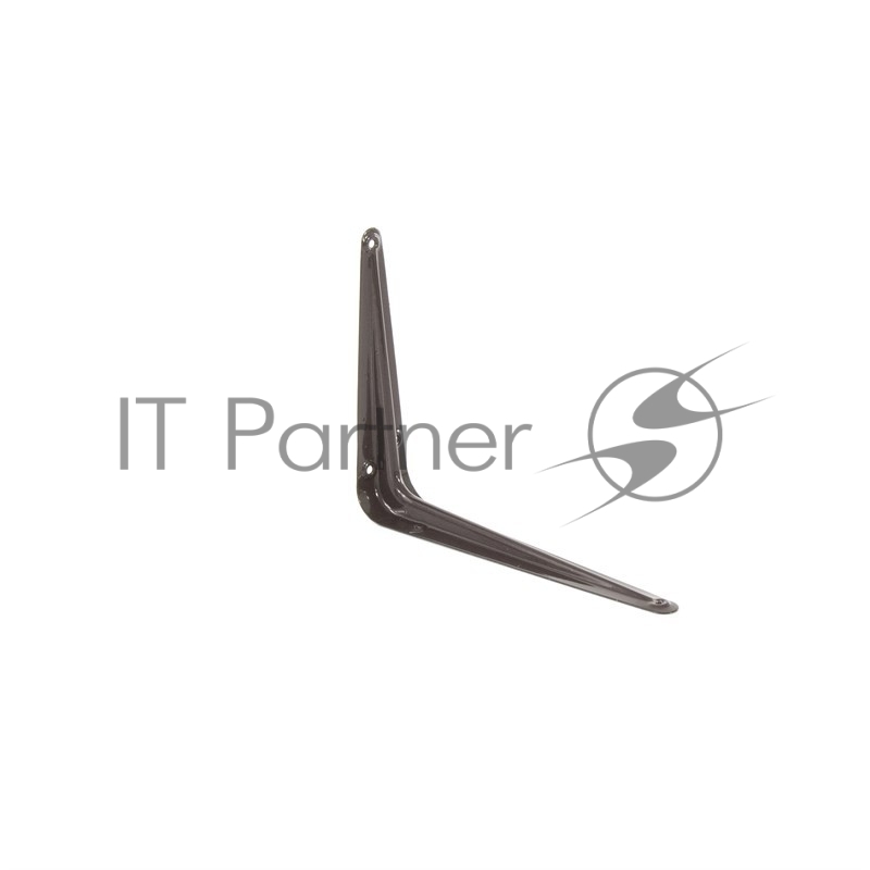 Кронштейн угловой с ребром 175 х 225 мм, коричневый// Сибртех