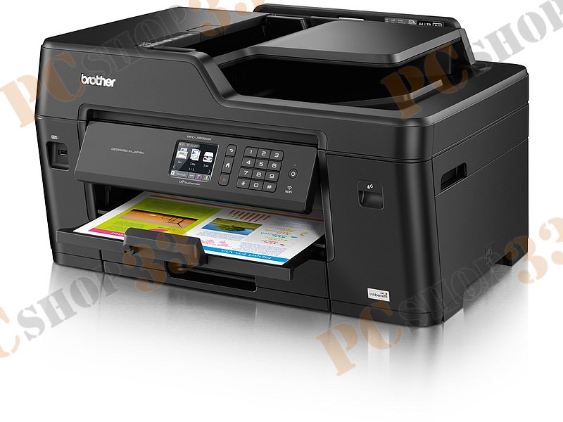 МФУ Brother MFC-J3530DW A3, струйный, принтер + сканер + копир + факс, ЖК 2.7, черный (USB2.0, LAN, WiFi)