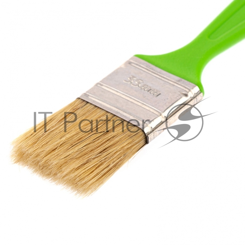 Кисть флейцевая Евро, 35*8, натуральная щетина, пластиковая ручка// Сибртех