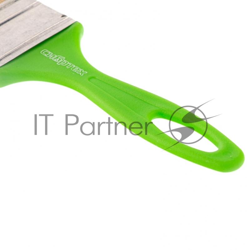 Кисть флейцевая Евро, 50*8, натуральная щетина, пластиковая ручка// Сибртех