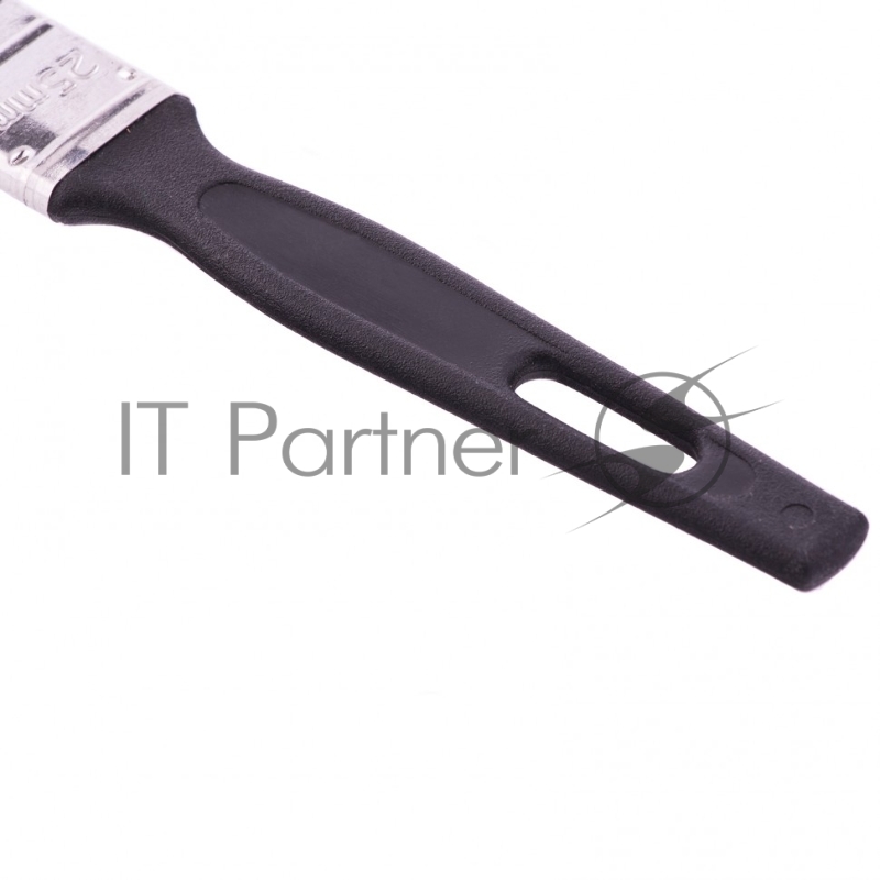 Кисть флейцевая Стандарт, 25*6, натуральная щетина, пластиковая ручка// Сибртех