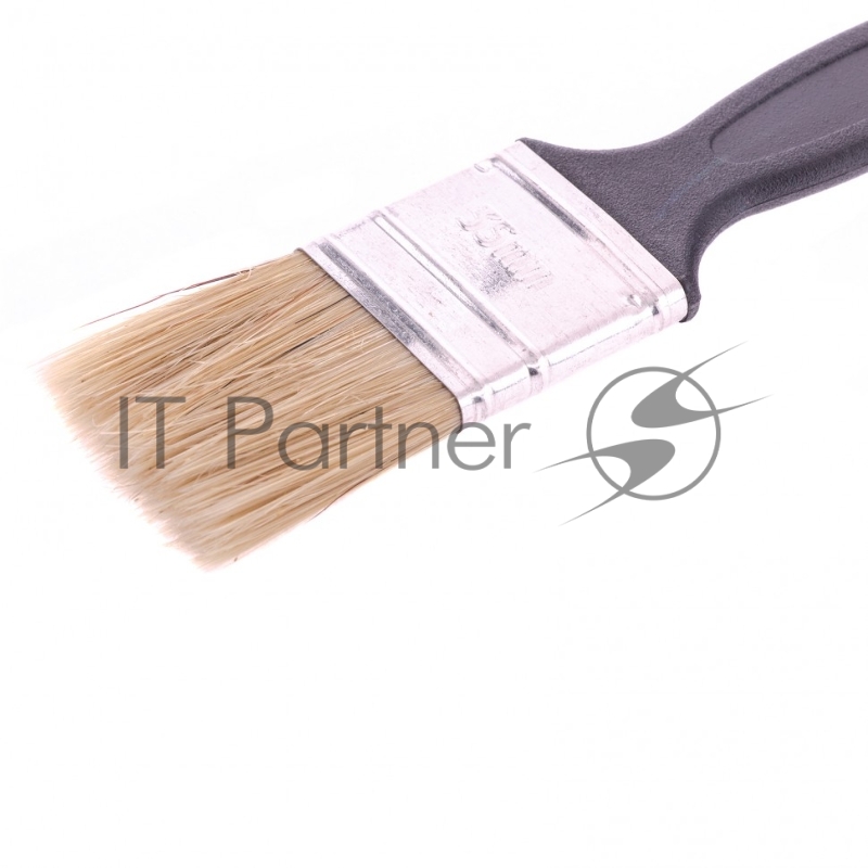 Кисть флейцевая Стандарт, 35*6, натуральная щетина, пластиковая ручка// Сибртех