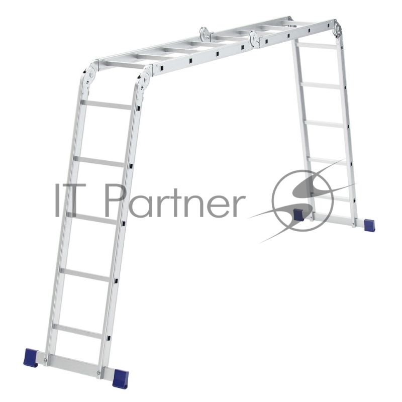 Лестница шарнирная алюминиевая, 2х4+2х5, Россия// Сибртех