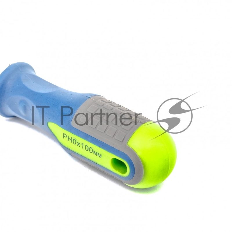 Отвертка, PH0 х 100 мм, CrV, 3-х компонентная рукоятка// Сибртех