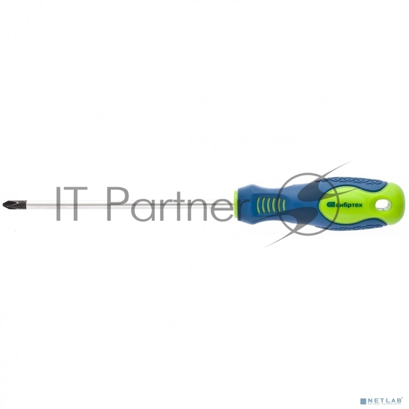 Отвертка, PH2 х 150 мм, CrV, 2-х компонентная рукоятка// Сибртех
