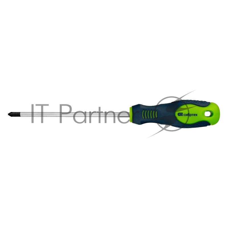 Отвертка, PH2 х 150 мм, CrV, 2-х компонентная рукоятка// Сибртех