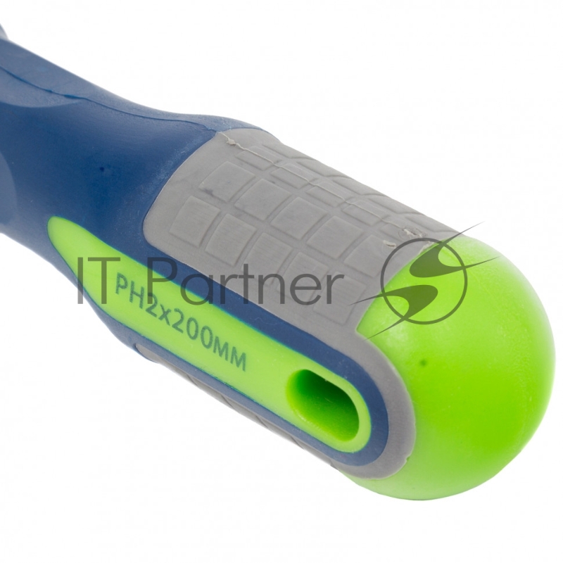 Отвертка, PH2х 200 мм, CrV, 3-х компонентная рукоятка// Сибртех