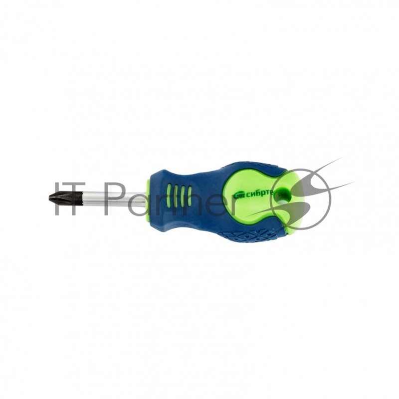 Отвертка, PH2 х 38 мм, CrV, 2-х компонентная рукоятка// Сибртех
