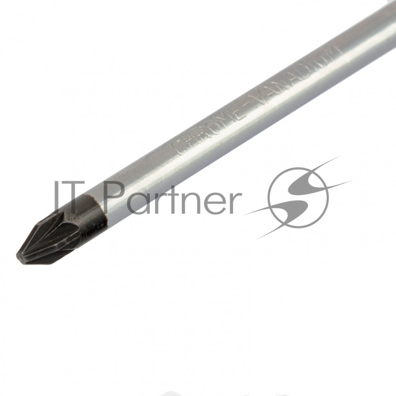 Отвертка, PZ2 х 100 мм, CrV, 2-х компонентная рукоятка// Сибртех