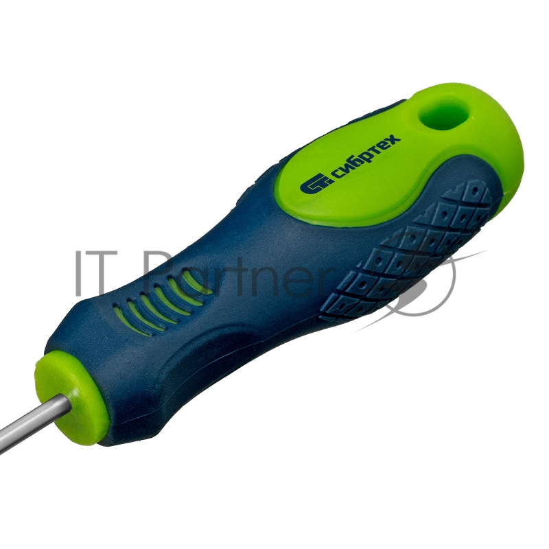 Отвертка, SL3,0 х 80 мм, CrV, 2-х компонентная рукоятка// Сибртех