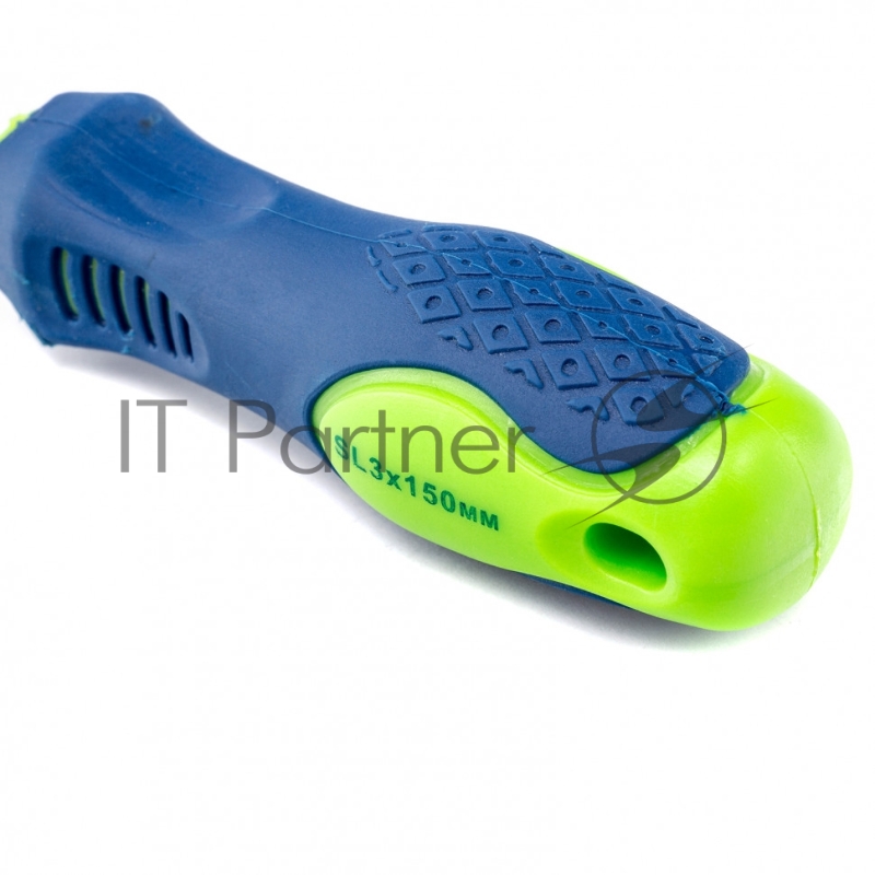 Отвертка, SL3 х 150 мм, CrV, 2-х компонентная рукоятка// Сибртех