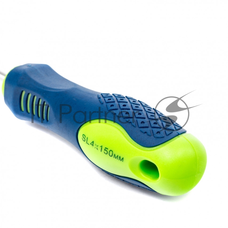 Отвертка, SL4,0 х 150 мм, CrV, 2-х компонентная рукоятка// Сибртех