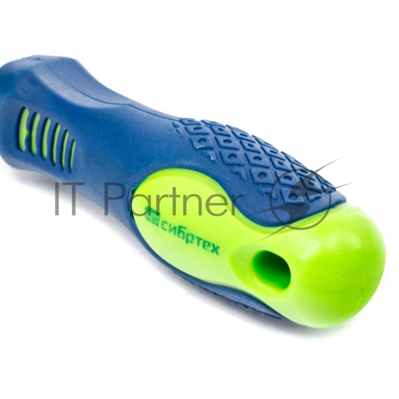 Отвертка, SL5,0 х 150 мм, CrV, 2-х компонентная рукоятка// Сибртех