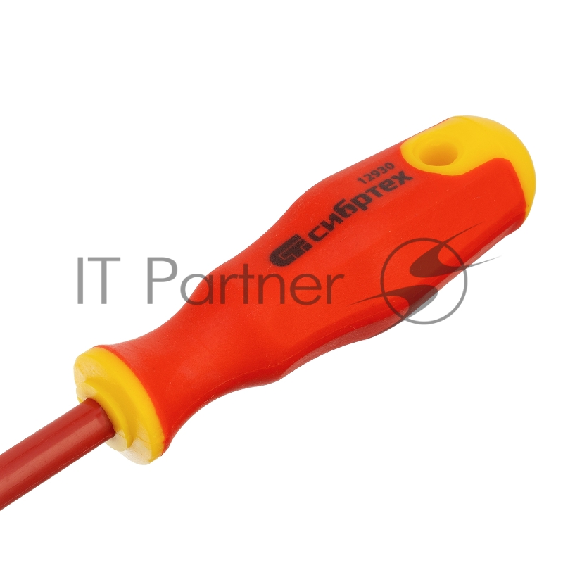Отвертка диэлектрическая PH1 х 80 мм, до 1000 В, двухкомпонентная рукоятка// Сибртех