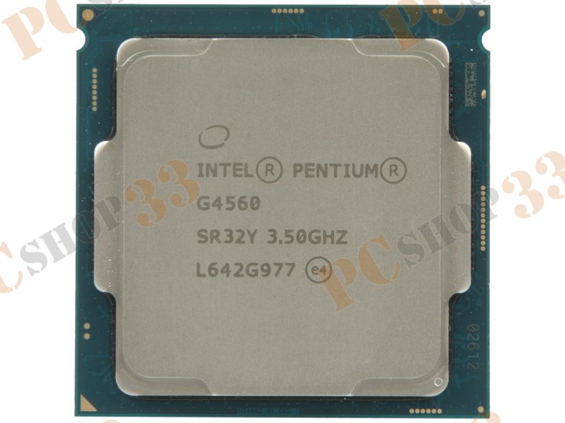 Процессор Intel Pentium G4560 (3.50ГГц, 2x256КБ+3МБ, EM64T, GPU) Socket1151