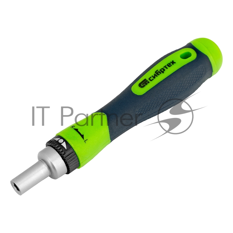 Отвертка реверсивная для точных работ с набором бит и торцевых головок, 32 предм., CrV// Сибртех