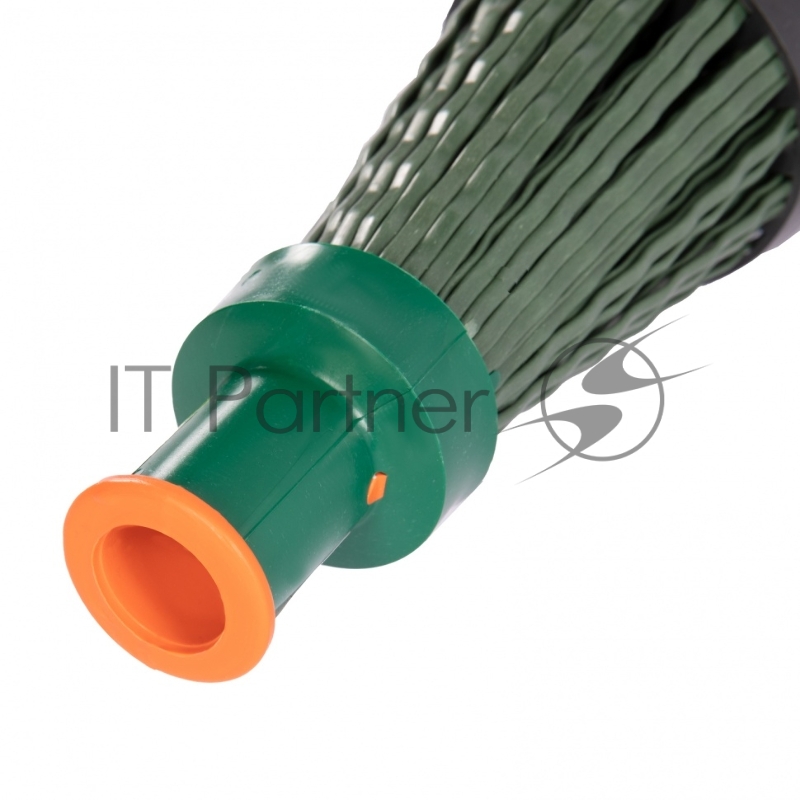 Метла полипропиленовая, 140х310 мм, круглая, с фиксирующим ободом, без черенка, Россия// Сибртех