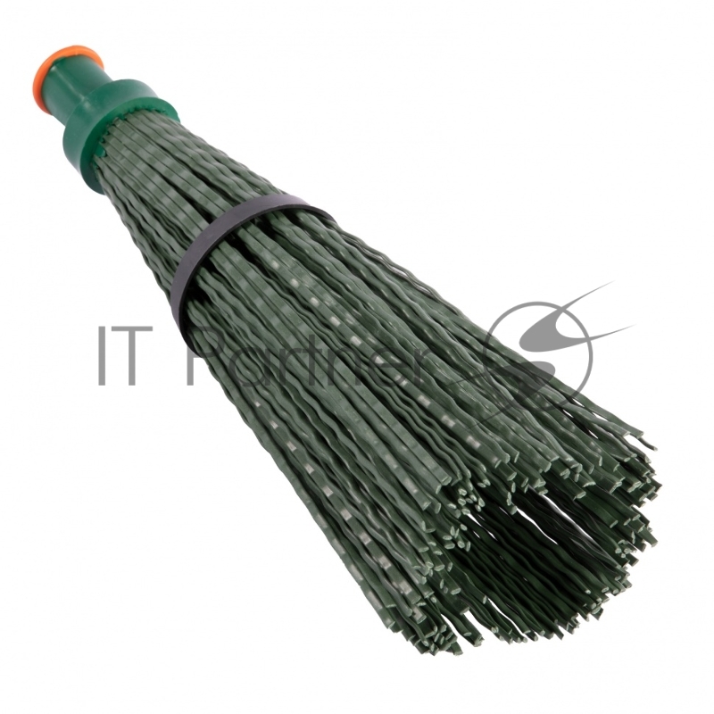 Метла полипропиленовая, 140х310 мм, круглая, с фиксирующим ободом, без черенка, Россия// Сибртех