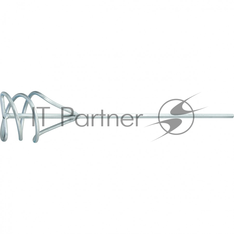 Миксер из оцинкованной стали, D 100 мм, L 450 мм, для песчано-гравийных смесей// Сибртех