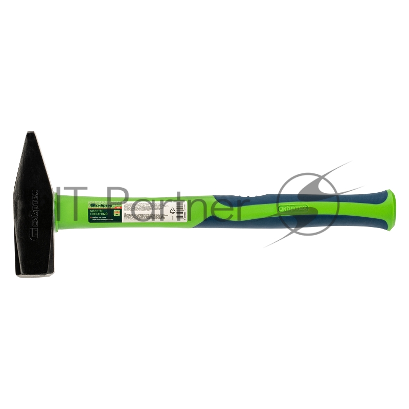 Молоток слесарный, 1000 г, фибергласовая обрезиненная рукоятка// Сибртех