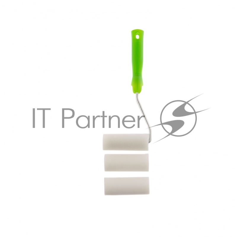 Набор: валик ПОРОЛОН с ручкой + 2 шубки, 100 мм, D - 42 мм, D ручки - 6 мм// Сибртех