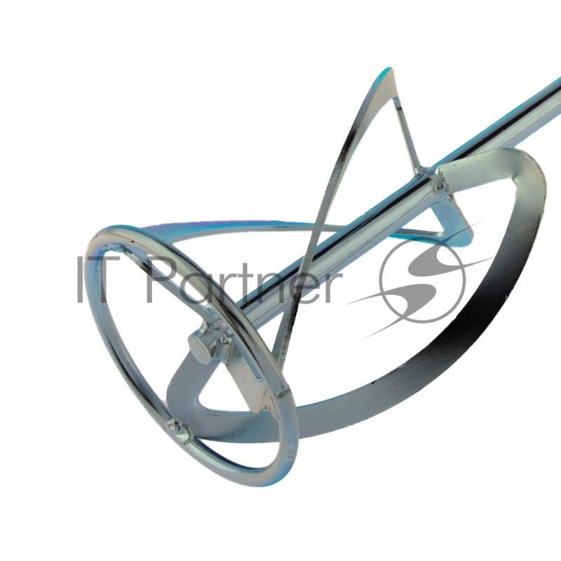 Насадка для миксера, для легких растворов,120 х 590 мм, оцинкованная,хвостовик резьба М14// Сибртех