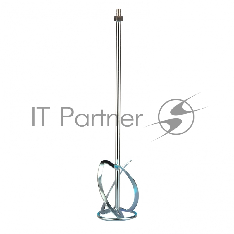 Насадка для миксера, для легких растворов,120 х 590 мм, оцинкованная,хвостовик резьба М14// Сибртех