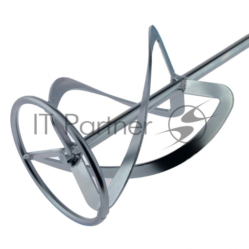 Насадка для миксера, для легких растворов,140 х 590 мм, оцинкованная,хвостовик резьба М14// Сибртех