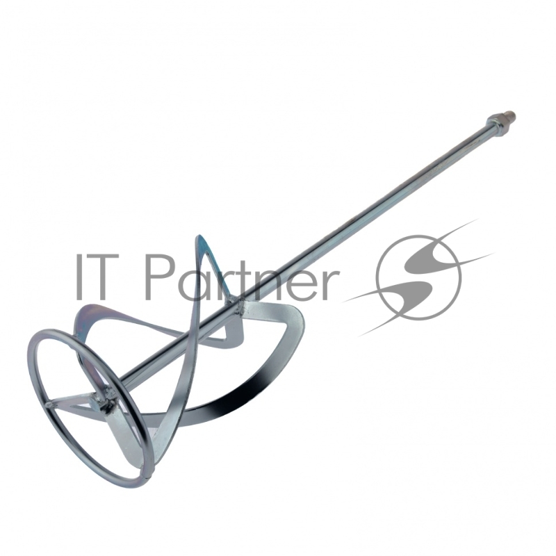 Насадка для миксера, для легких растворов,140 х 590 мм, оцинкованная,хвостовик резьба М14// Сибртех