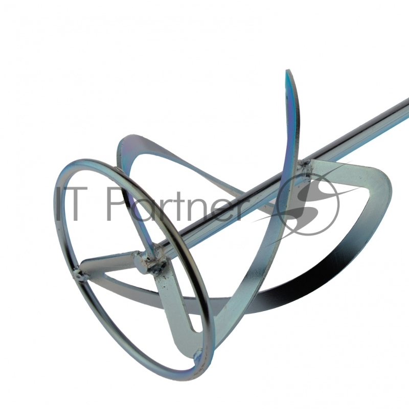 Насадка для миксера, для легких растворов,160 х 590 мм, оцинкованная,хвостовик резьба М14// Сибртех