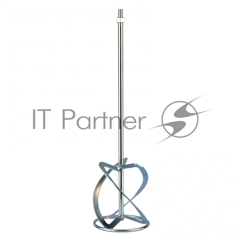 Насадка для миксера, для легких растворов,160 х 590 мм, оцинкованная,хвостовик резьба М14// Сибртех