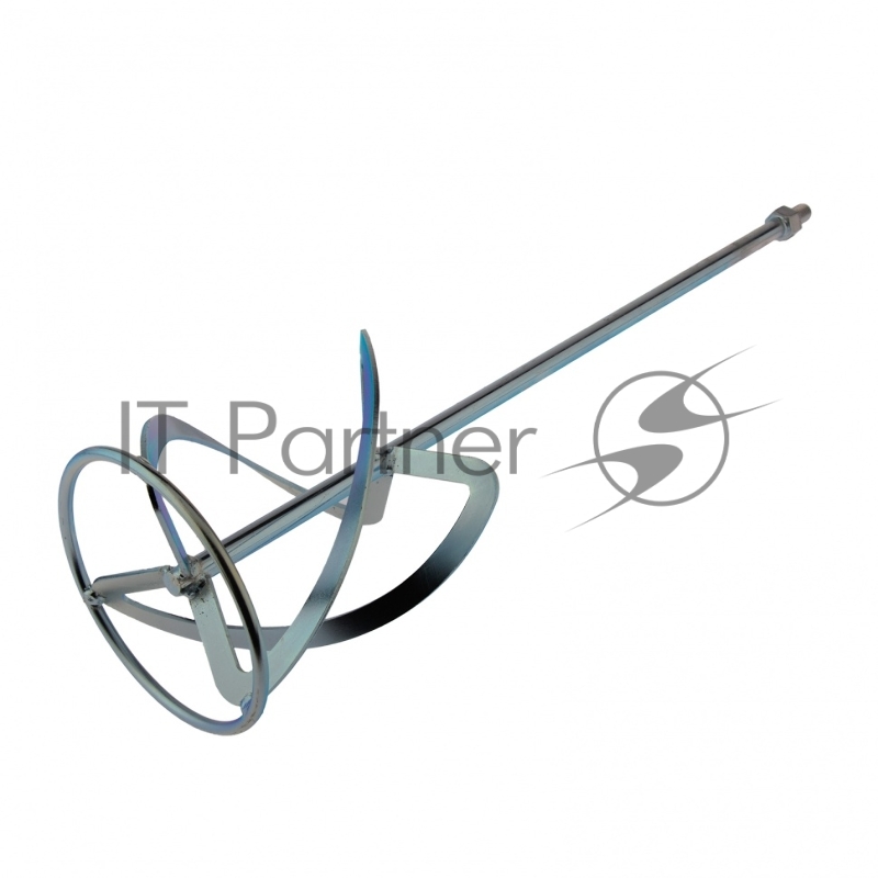 Насадка для миксера, для легких растворов,160 х 590 мм, оцинкованная,хвостовик резьба М14// Сибртех