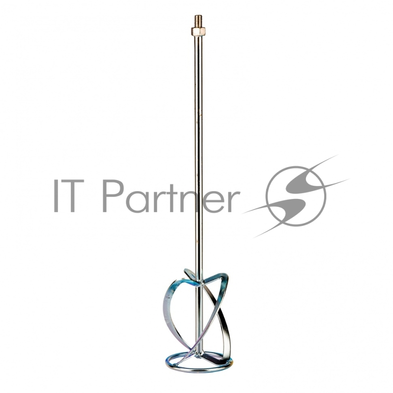 Насадка для миксера, для тяжелых растворов,120 х 590 мм, оцинкованная,хвостовик резьба М14// Сибртех