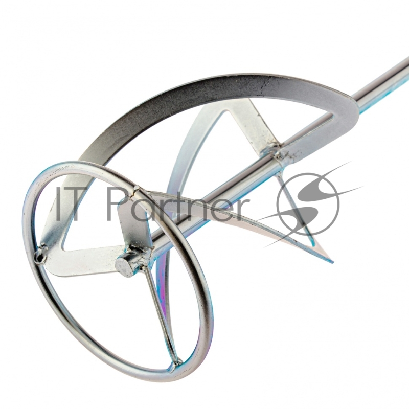 Насадка для миксера, для тяжелых растворов,160 х 590 мм, оцинкованная,хвостовик резьба М14// Сибртех