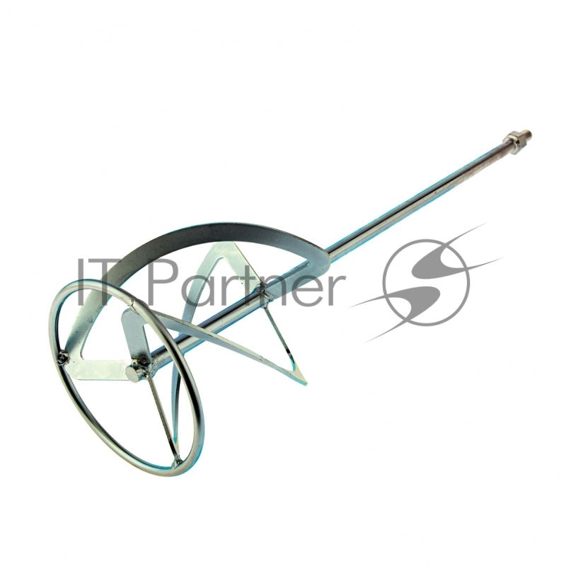 Насадка для миксера, для тяжелых растворов,160 х 590 мм, оцинкованная,хвостовик резьба М14// Сибртех