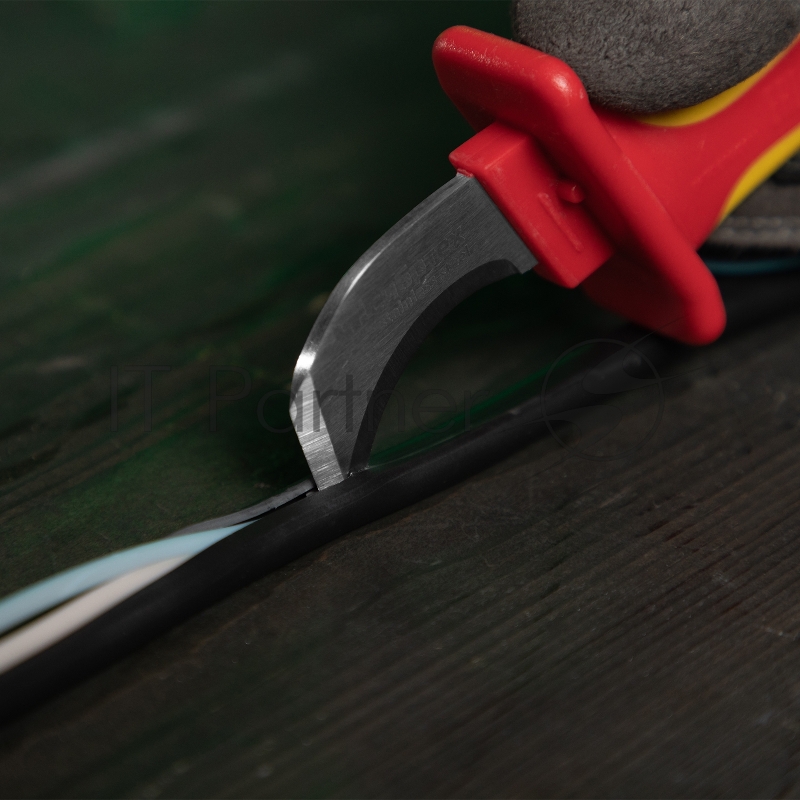 Нож диэлектрический до 1000 В, для снятия оплетки электрокабелей// СИБРТЕХ