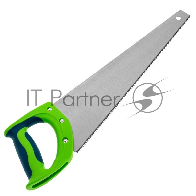 Ножовка по дереву Зубец, 400 мм, 11 TPI, зуб 2D, калёный зуб, 2-х компонентная рукоятка// Сибртех