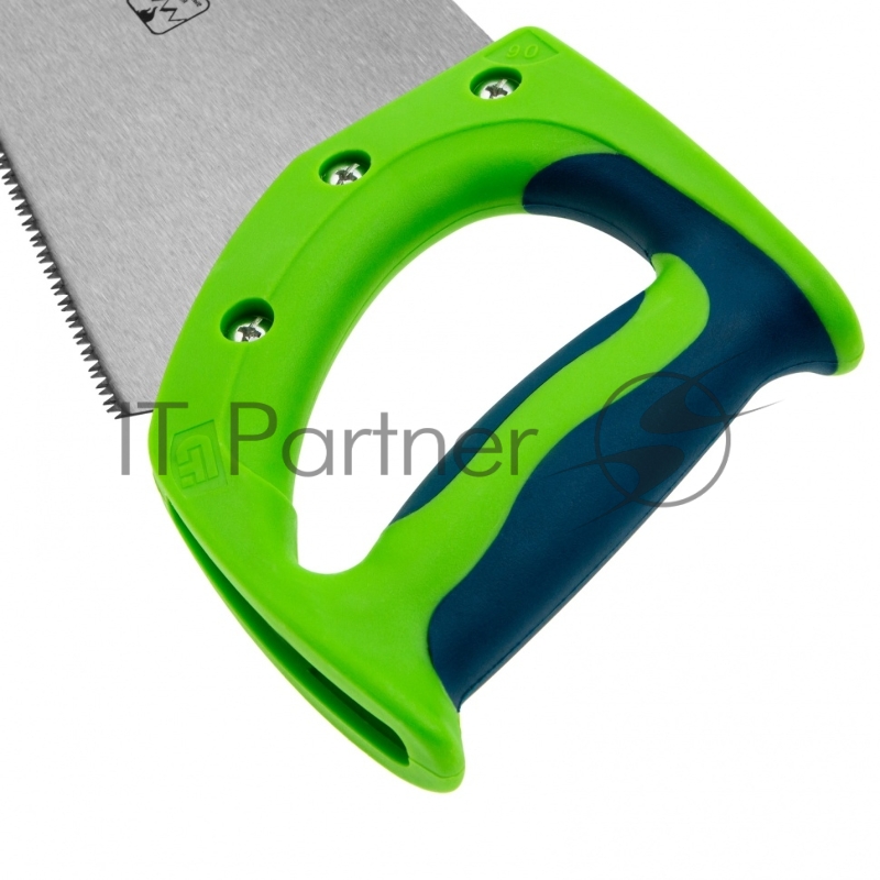 Ножовка по дереву Зубец, 400 мм, 11 TPI, зуб 2D, калёный зуб, 2-х компонентная рукоятка// Сибртех