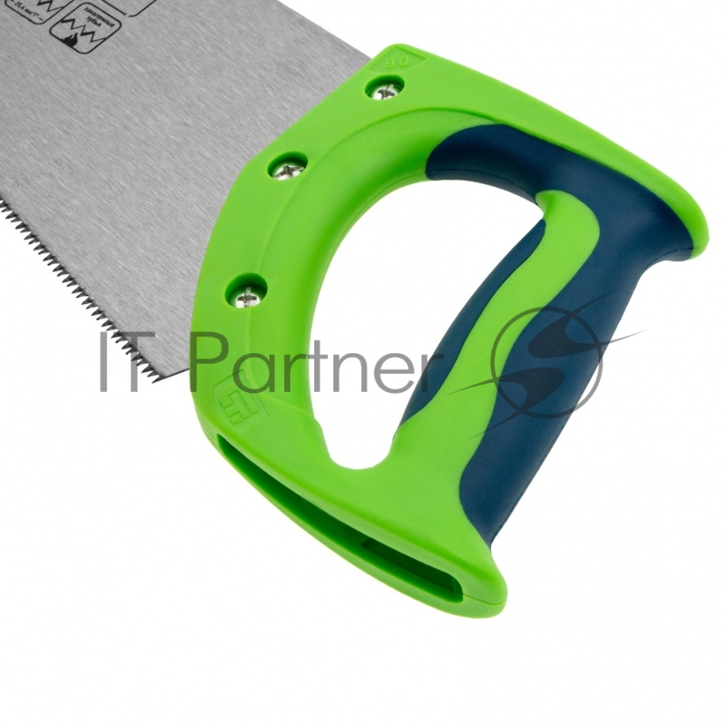 Ножовка по дереву Зубец, 450 мм, 11 TPI, зуб 2D, калёный зуб, 2-х компонентная рукоятка// Сибртех