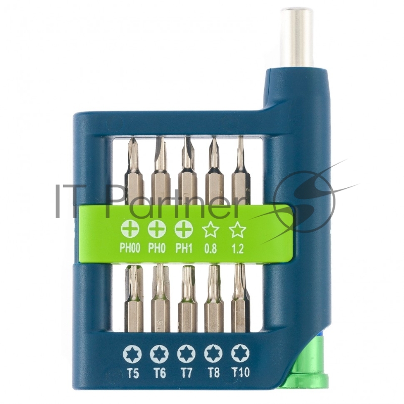 Отвёртка для точных работ с набором бит, 21 шт., CrV// Сибртех